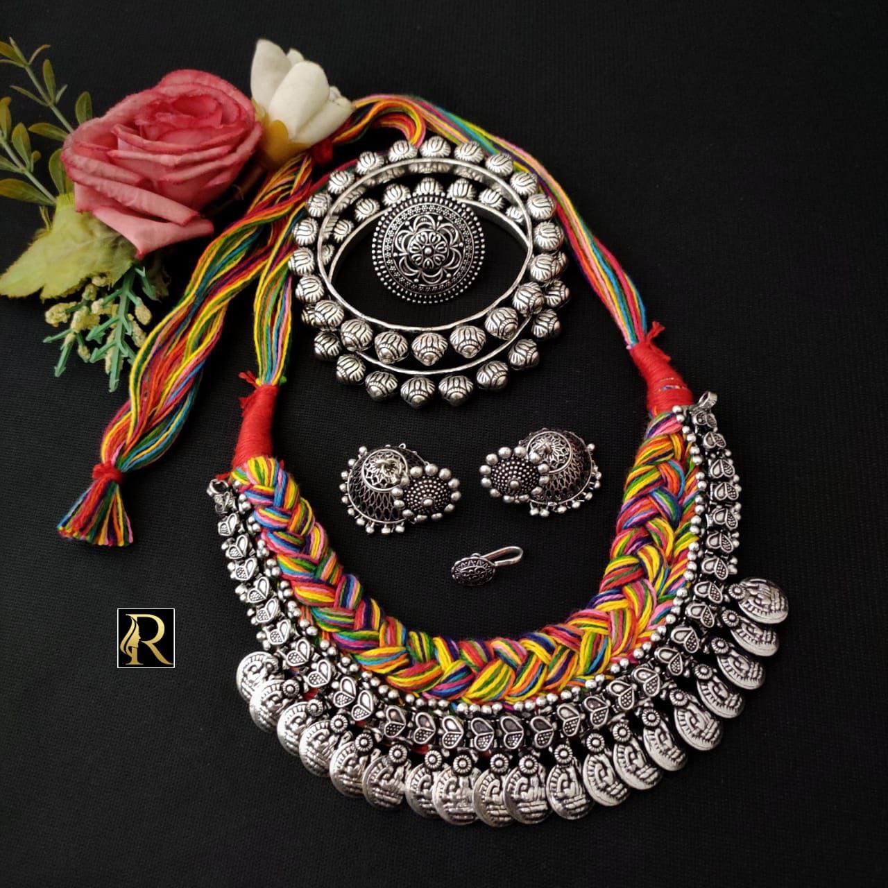Oxidised Necklace