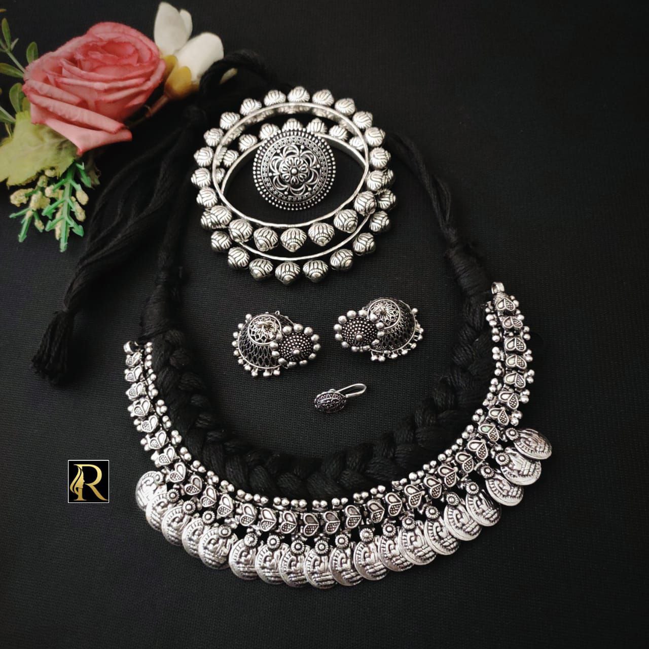 Oxidised Necklace