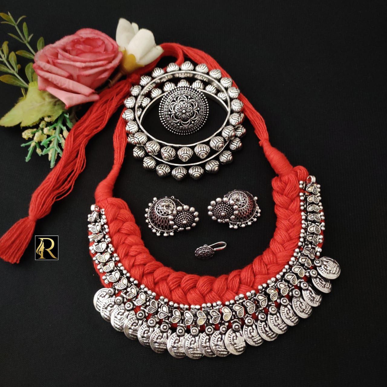 Oxidised Necklace