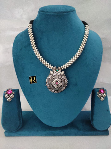 Oxidised Necklace