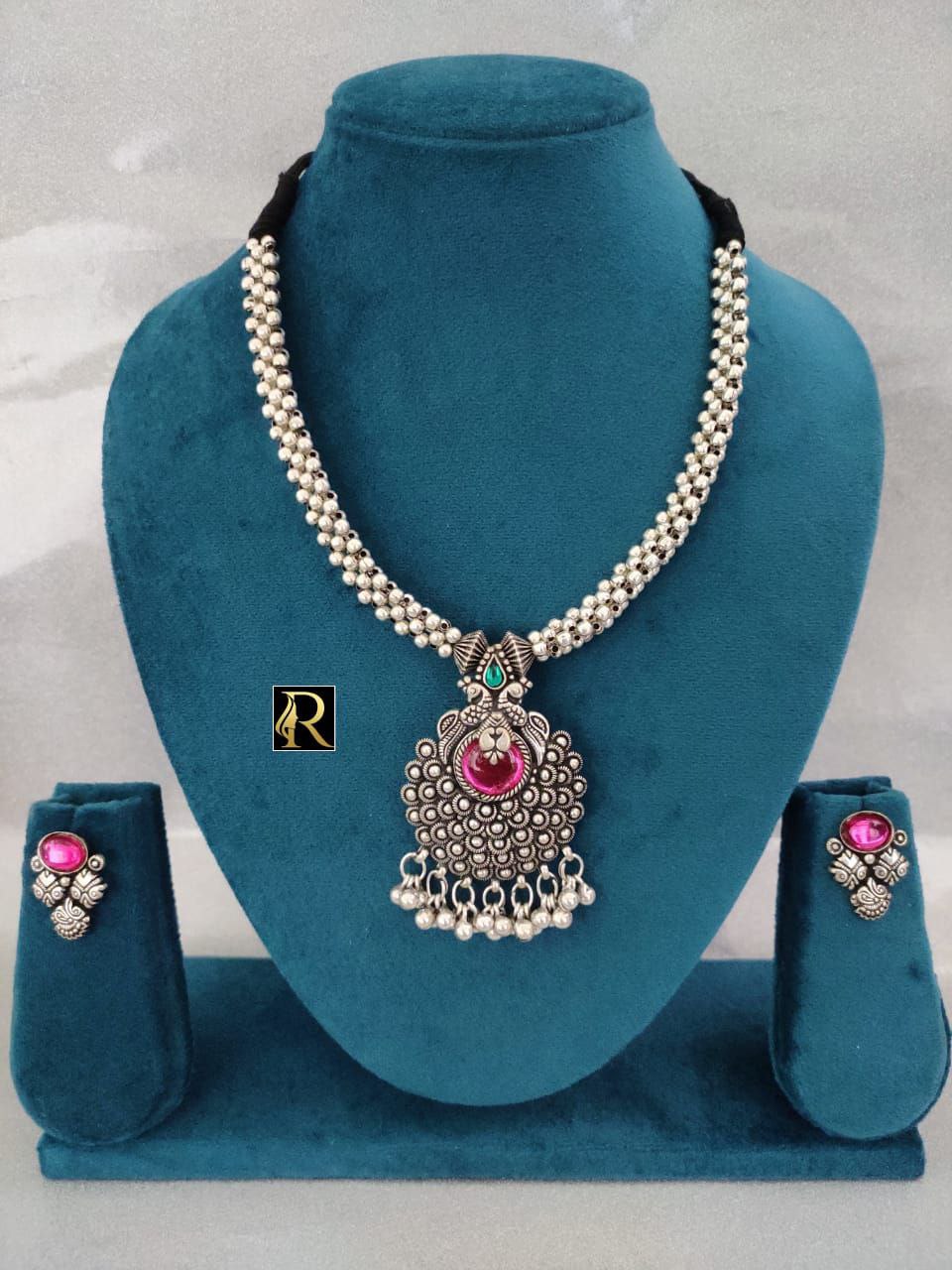 Oxidised Necklace