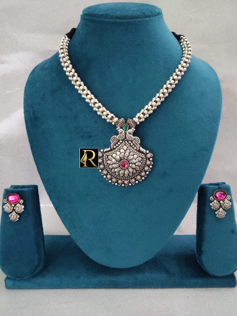 Oxidised Necklace
