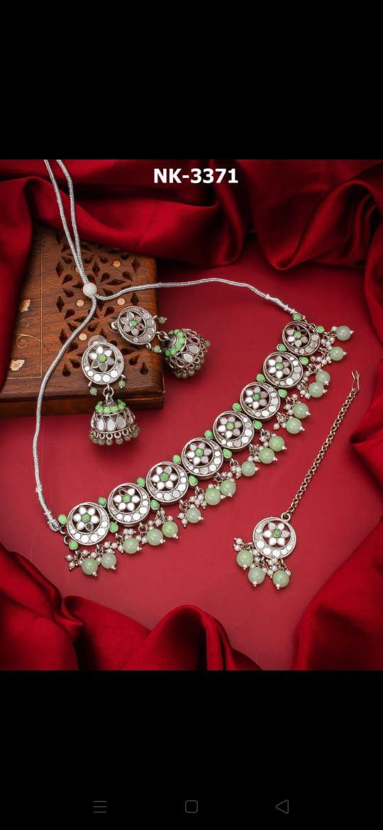Oxidised Necklace