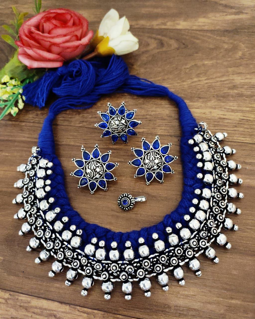 Oxidised Necklace