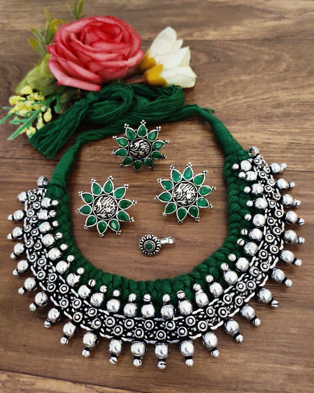 Oxidised Necklace