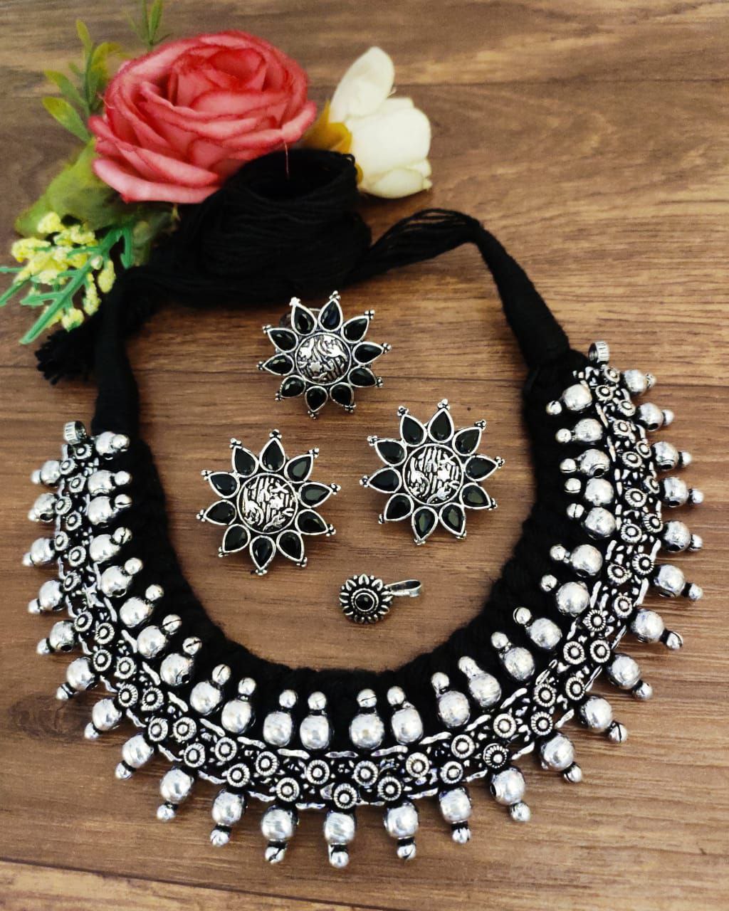 Oxidised Necklace