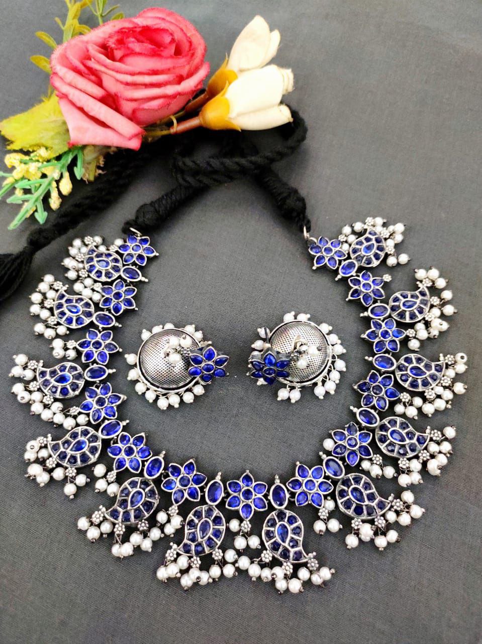 Oxidised Necklace