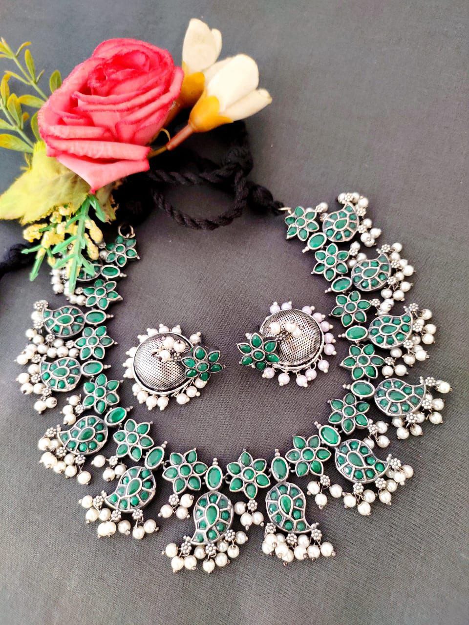 Oxidised Necklace