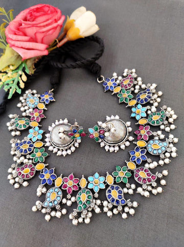 Oxidised Necklace