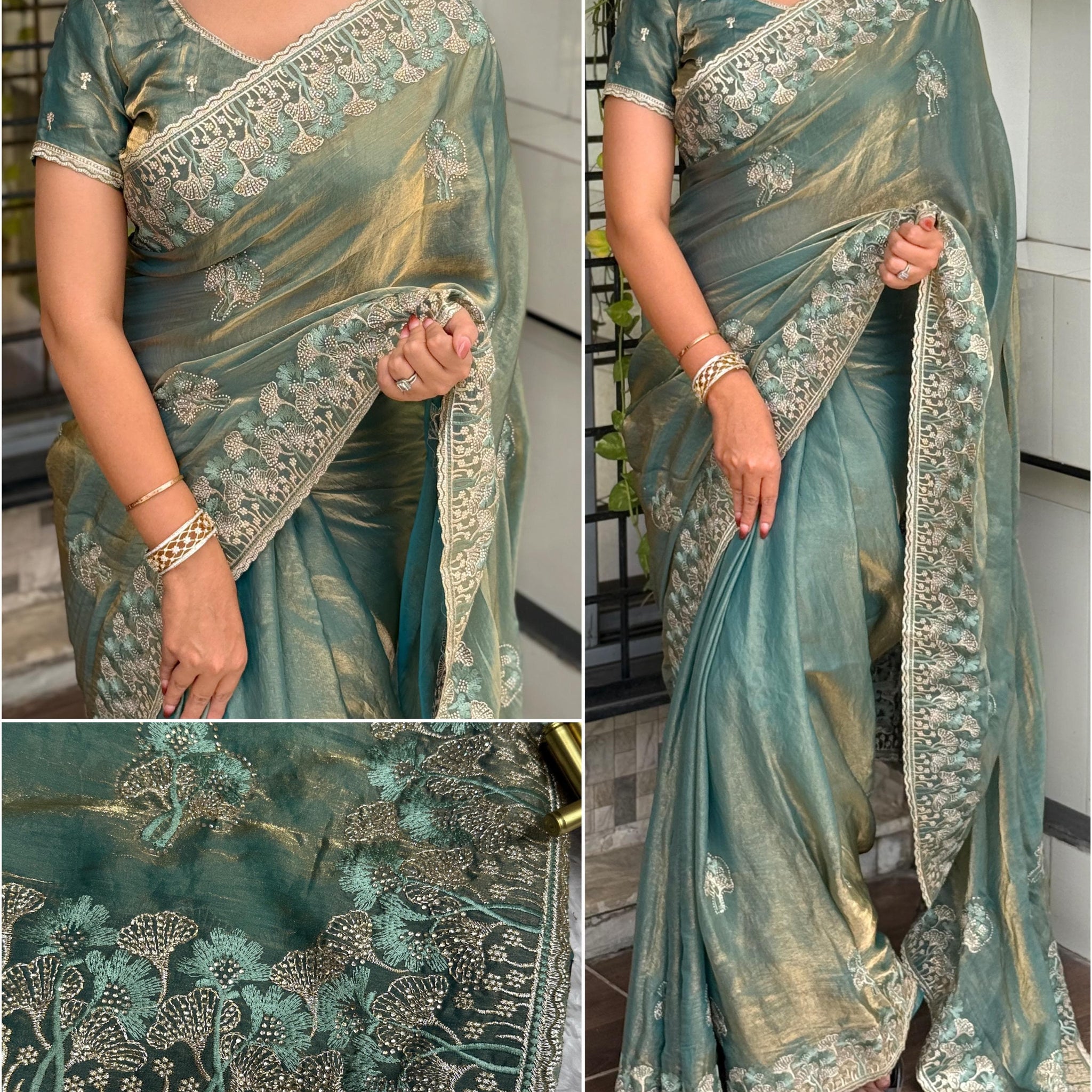 Satin Saree
