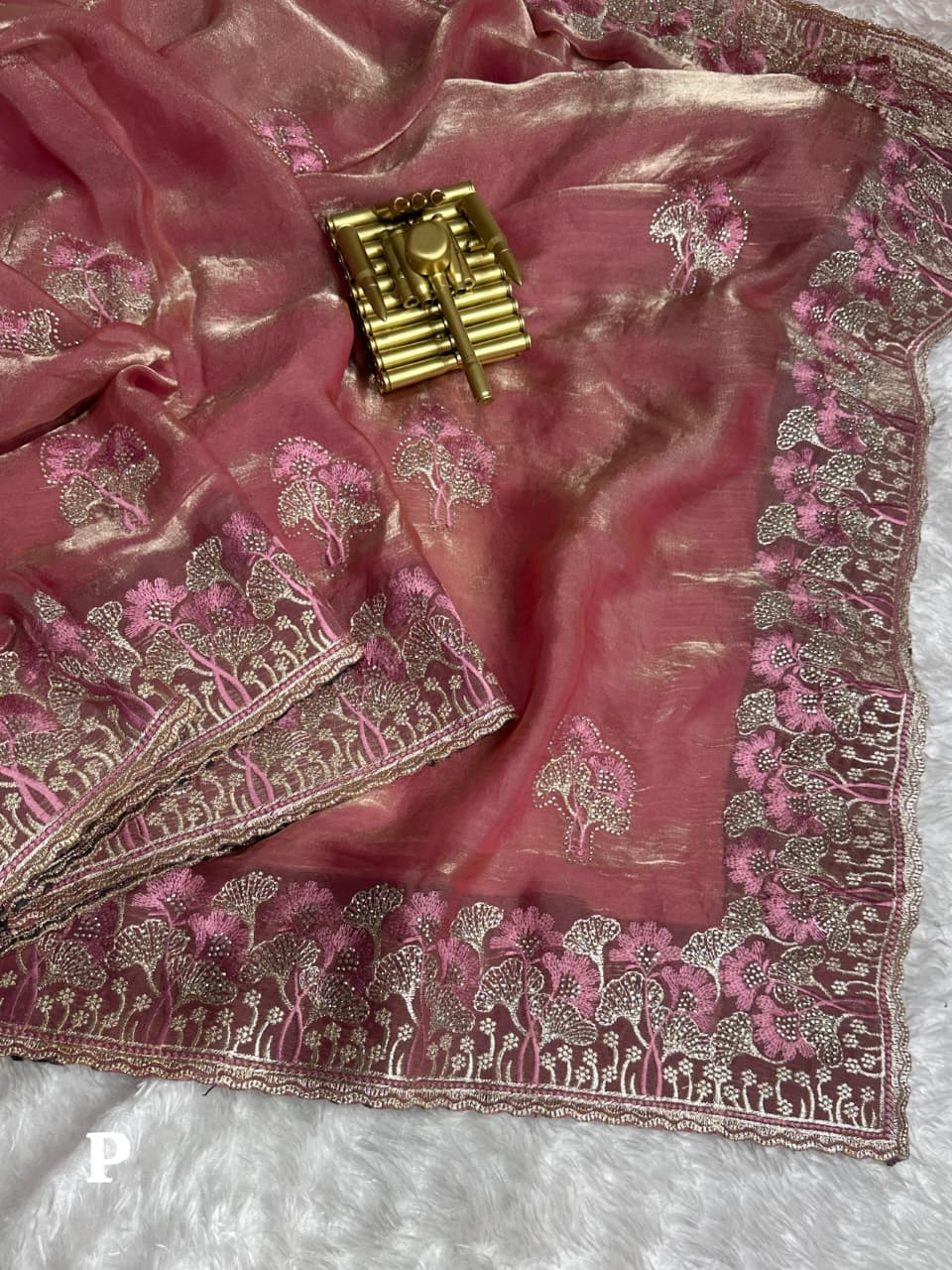 Satin Saree