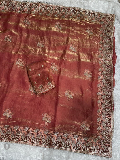 Satin Saree