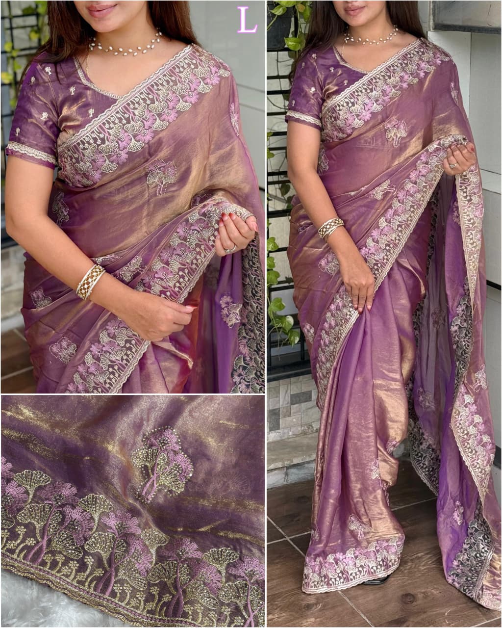 Satin Saree