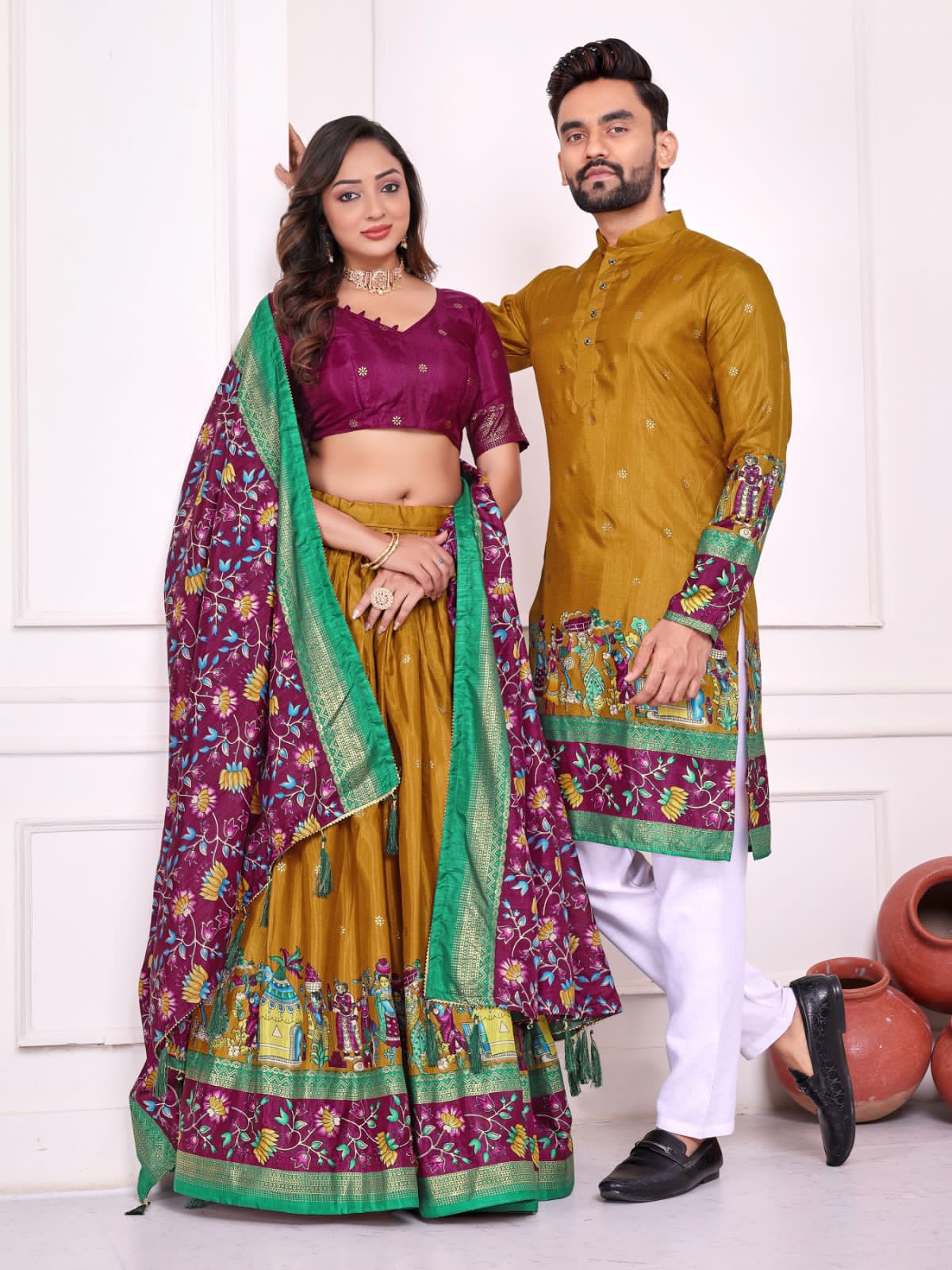 Couple Wear Lehenga Choli