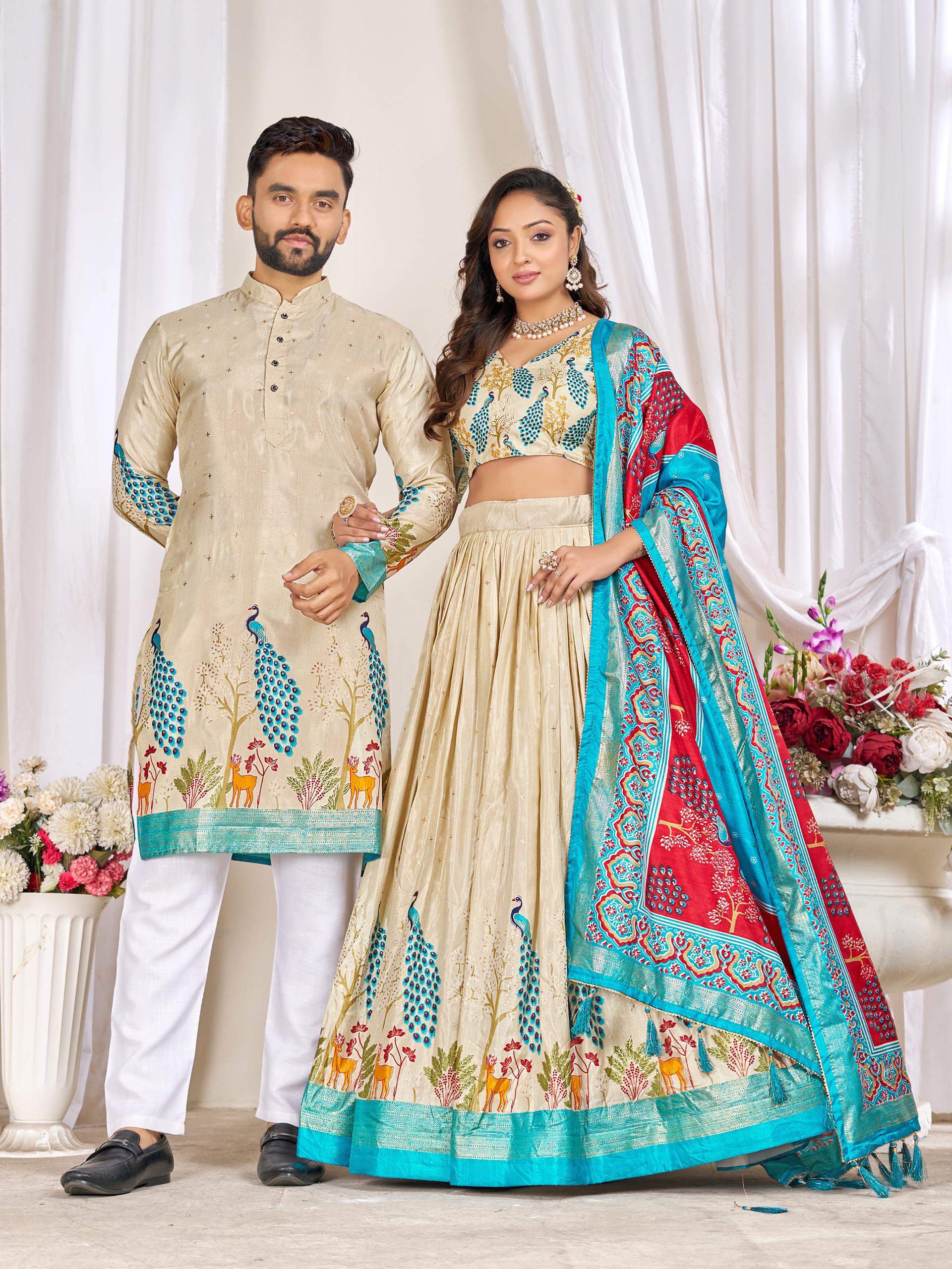 Couple Wear Lehenga Choli