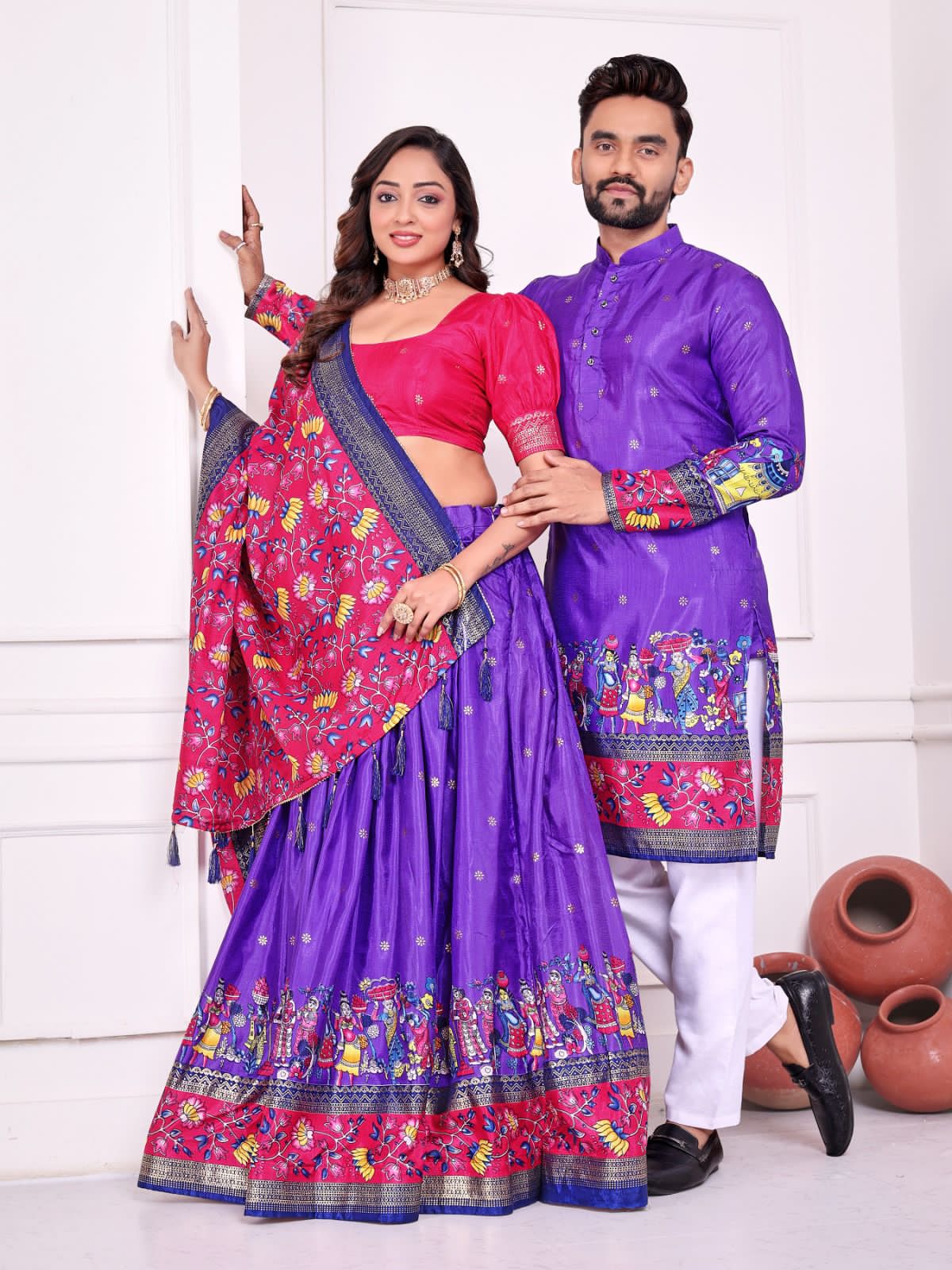 Couple Wear Lehenga Choli
