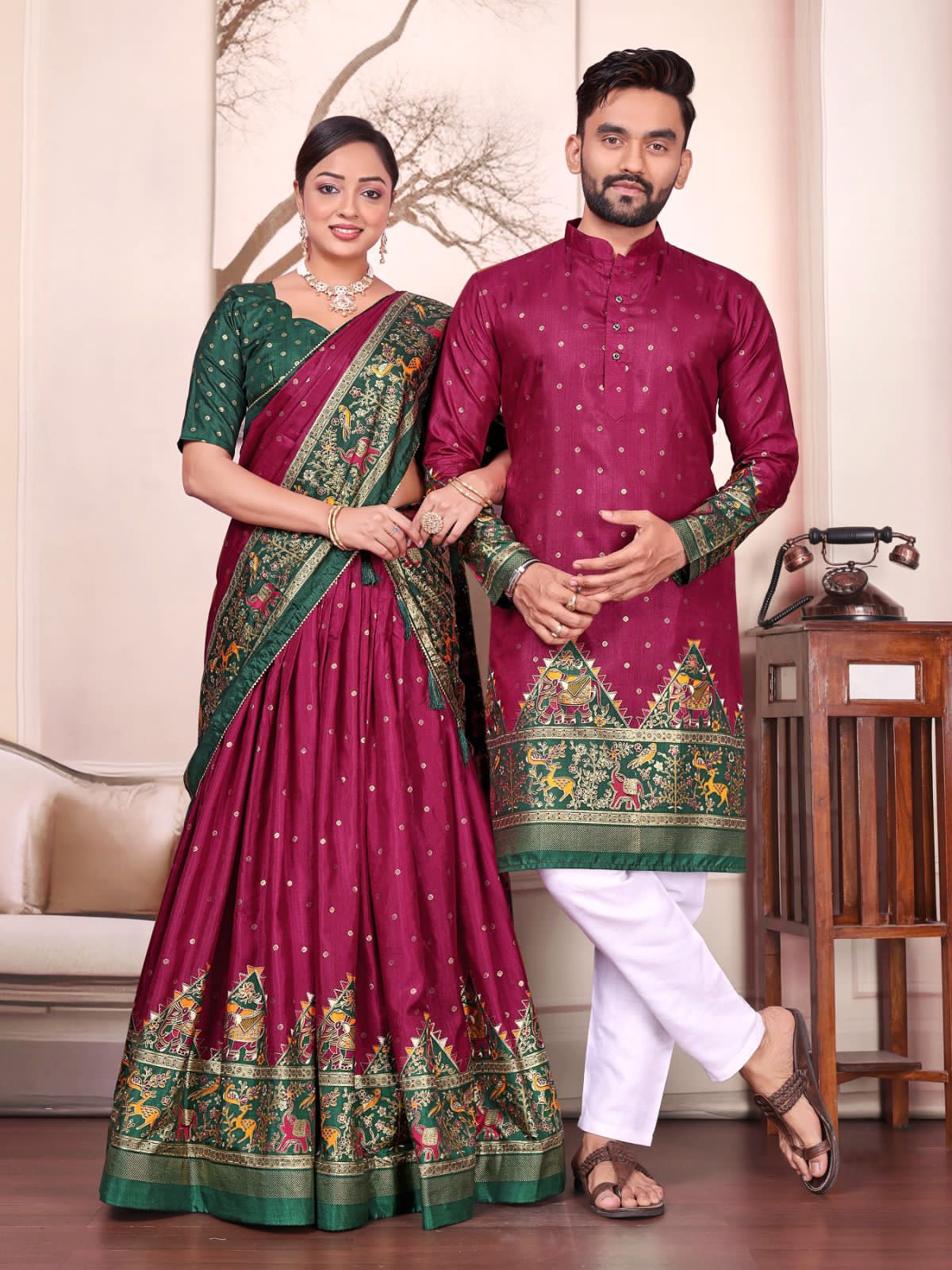 Couple Wear Lehenga Choli