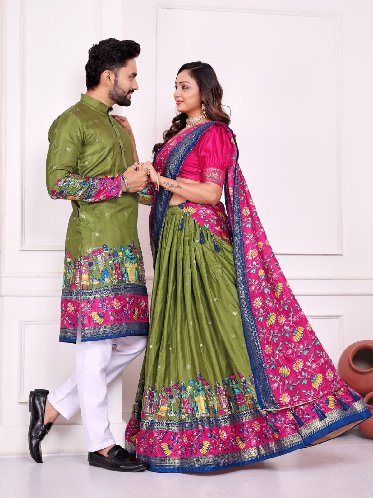 Couple Wear Lehenga Choli