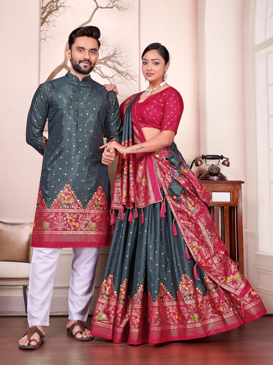 Couple Wear Lehenga Choli