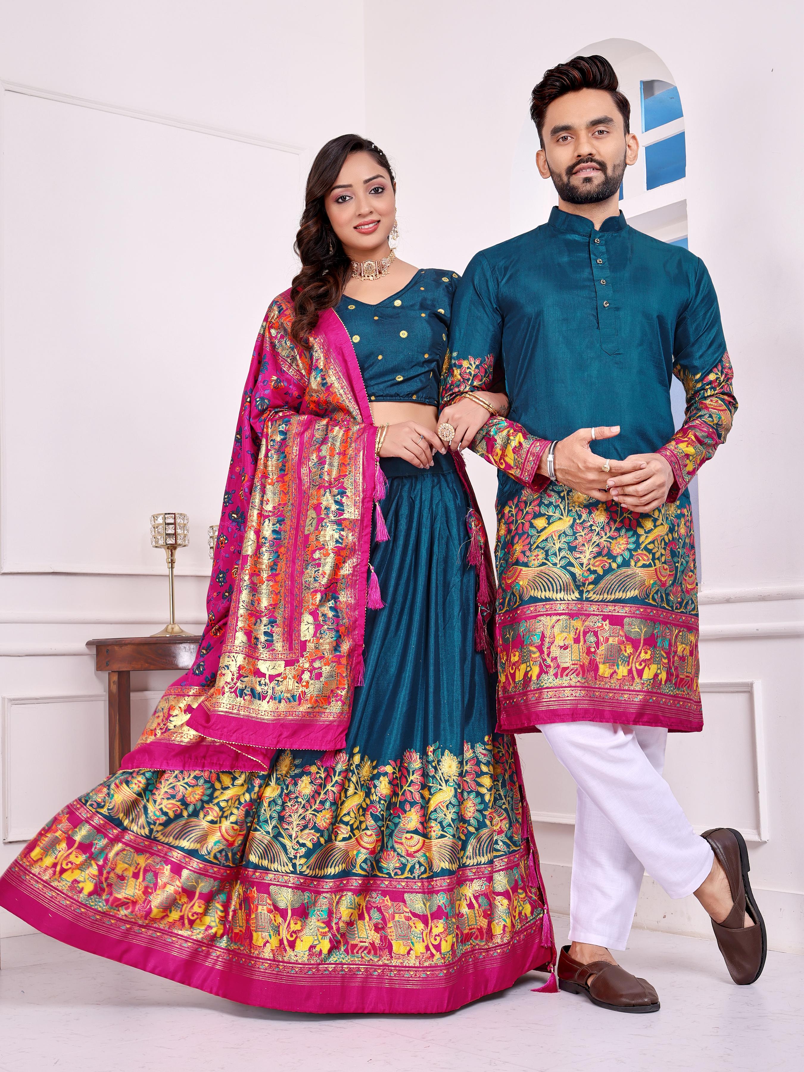 Couple Wear Lehenga Choli