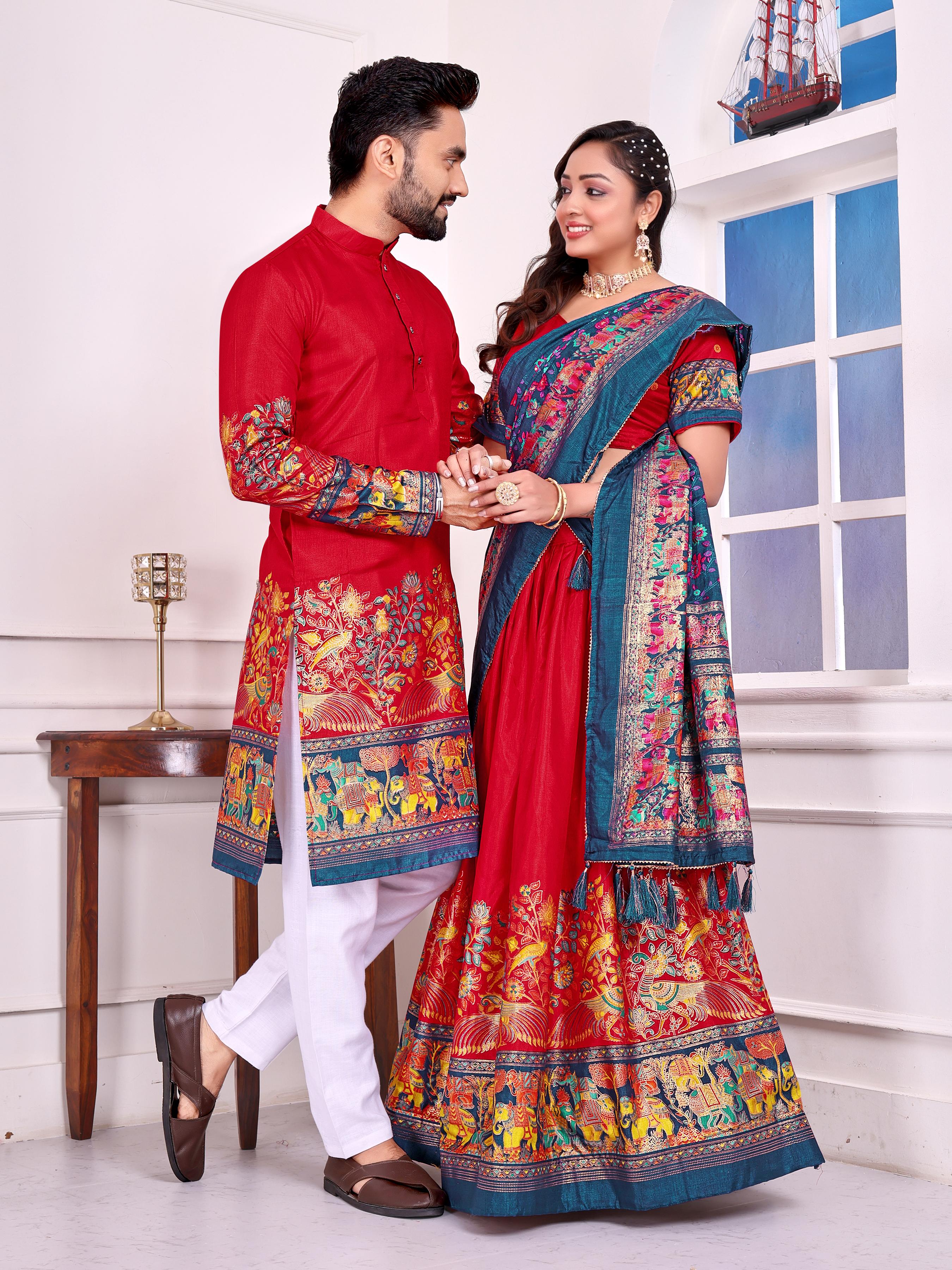 Couple Wear Lehenga Choli