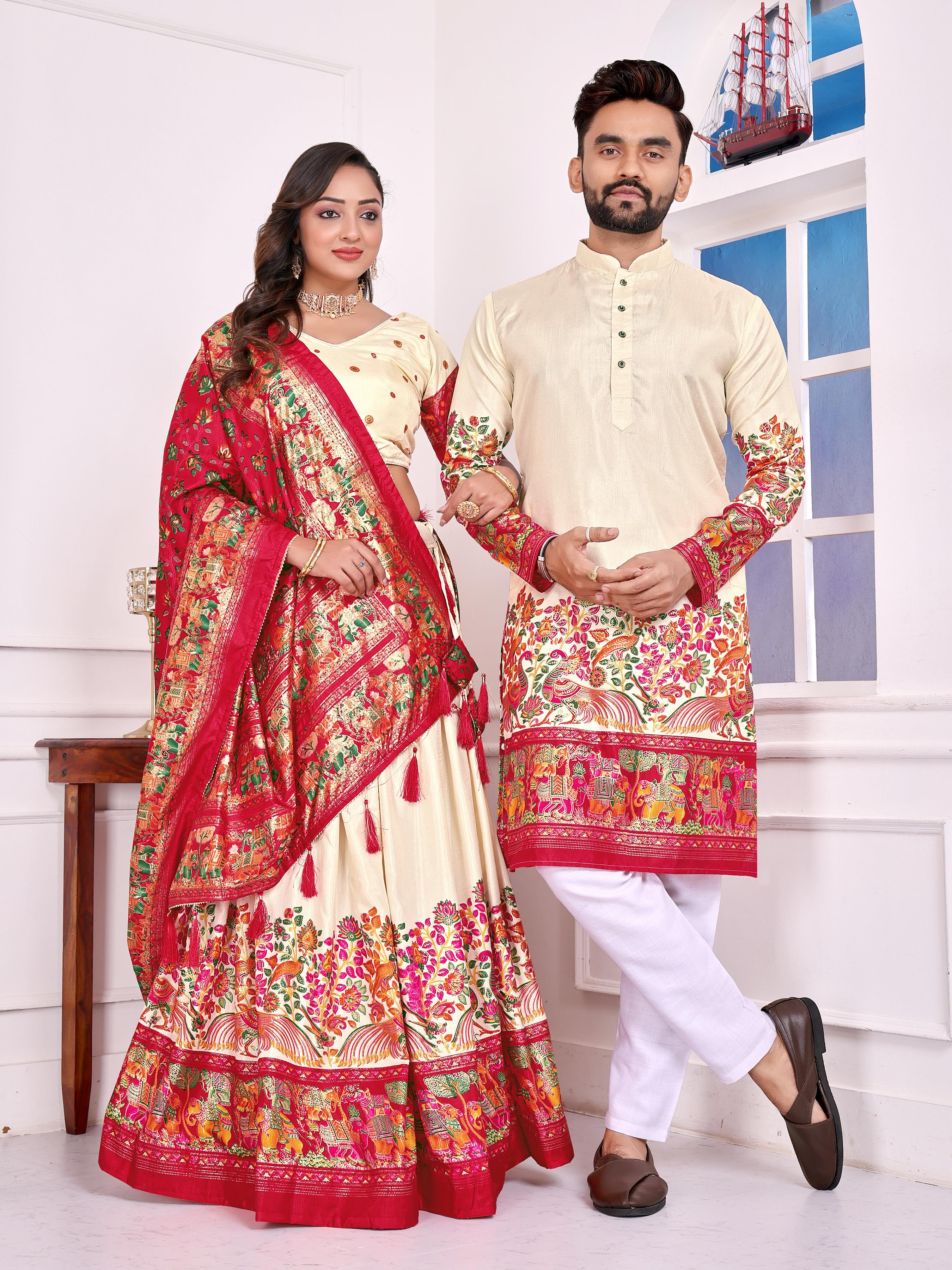 Couple Wear Lehenga Choli