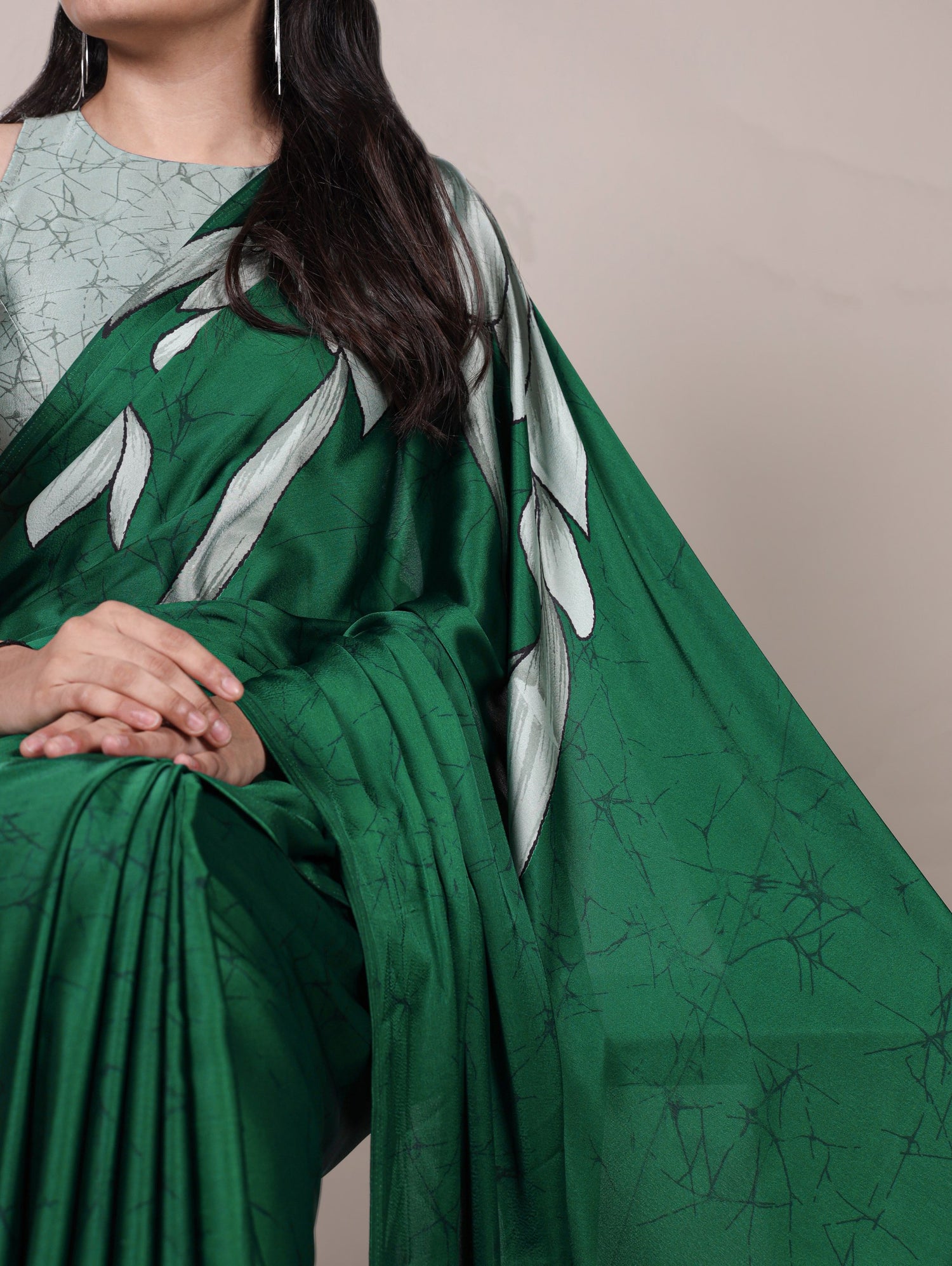 Satin Saree