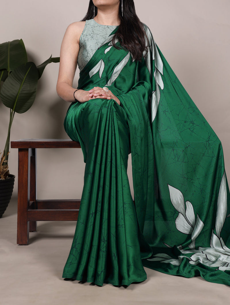 Satin Saree