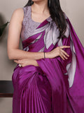 Satin Saree