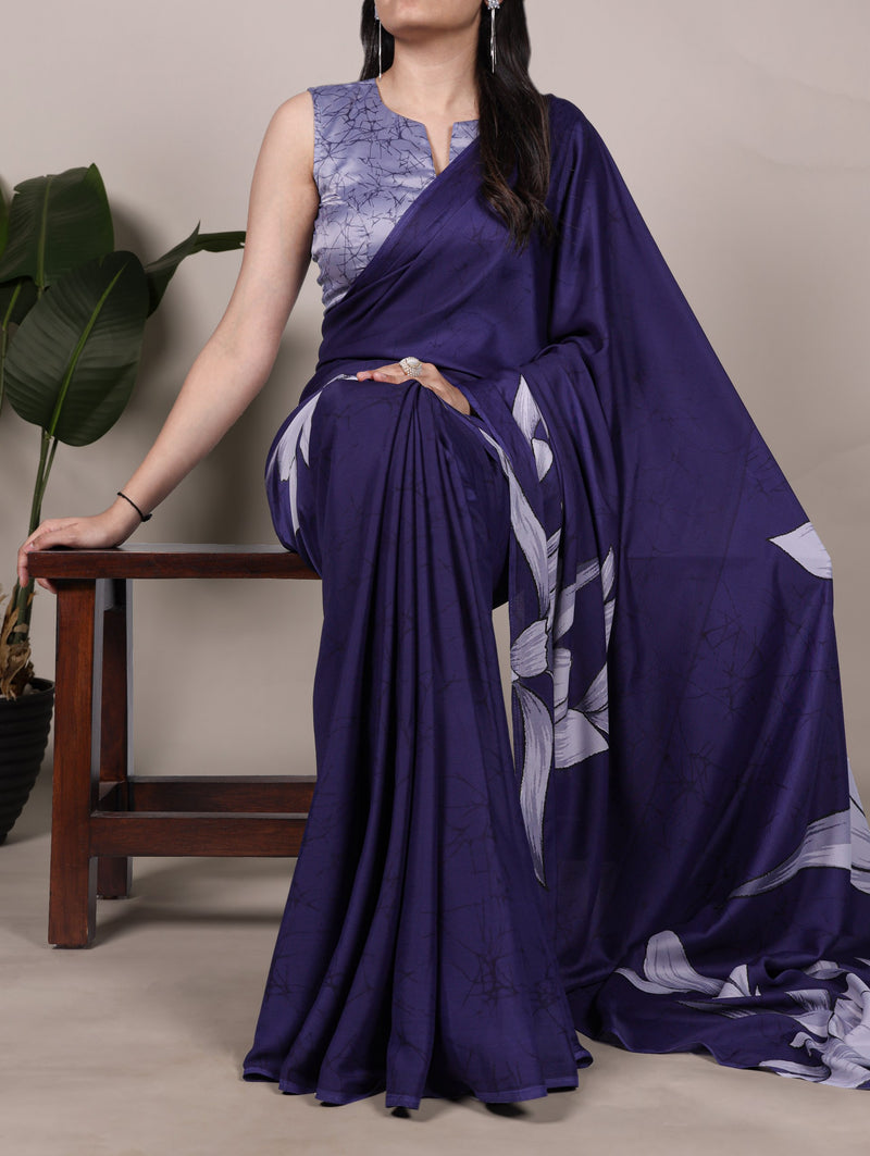 Satin Saree
