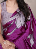 Satin Saree