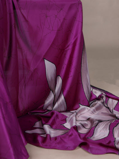Satin Saree