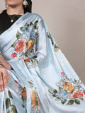 Satin Saree