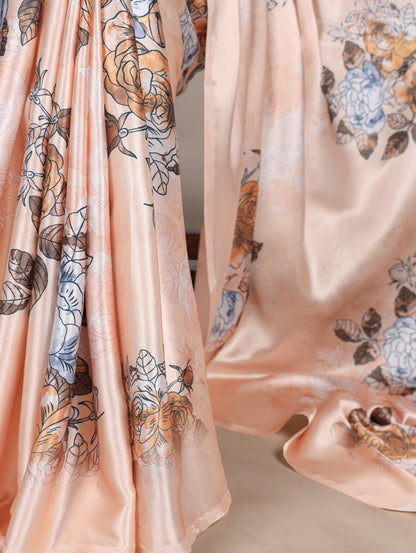 Satin Saree