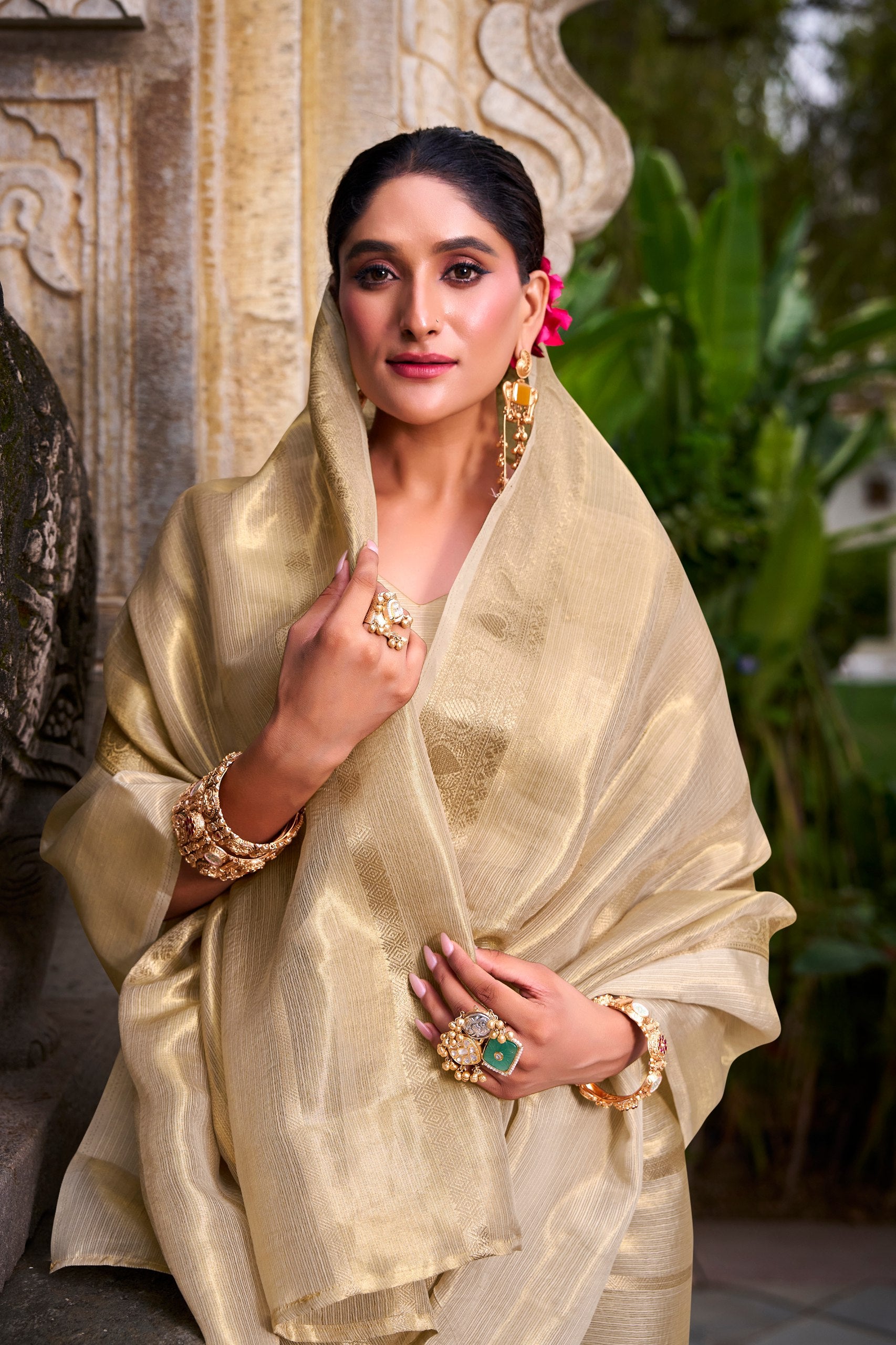 Tissue Saree
