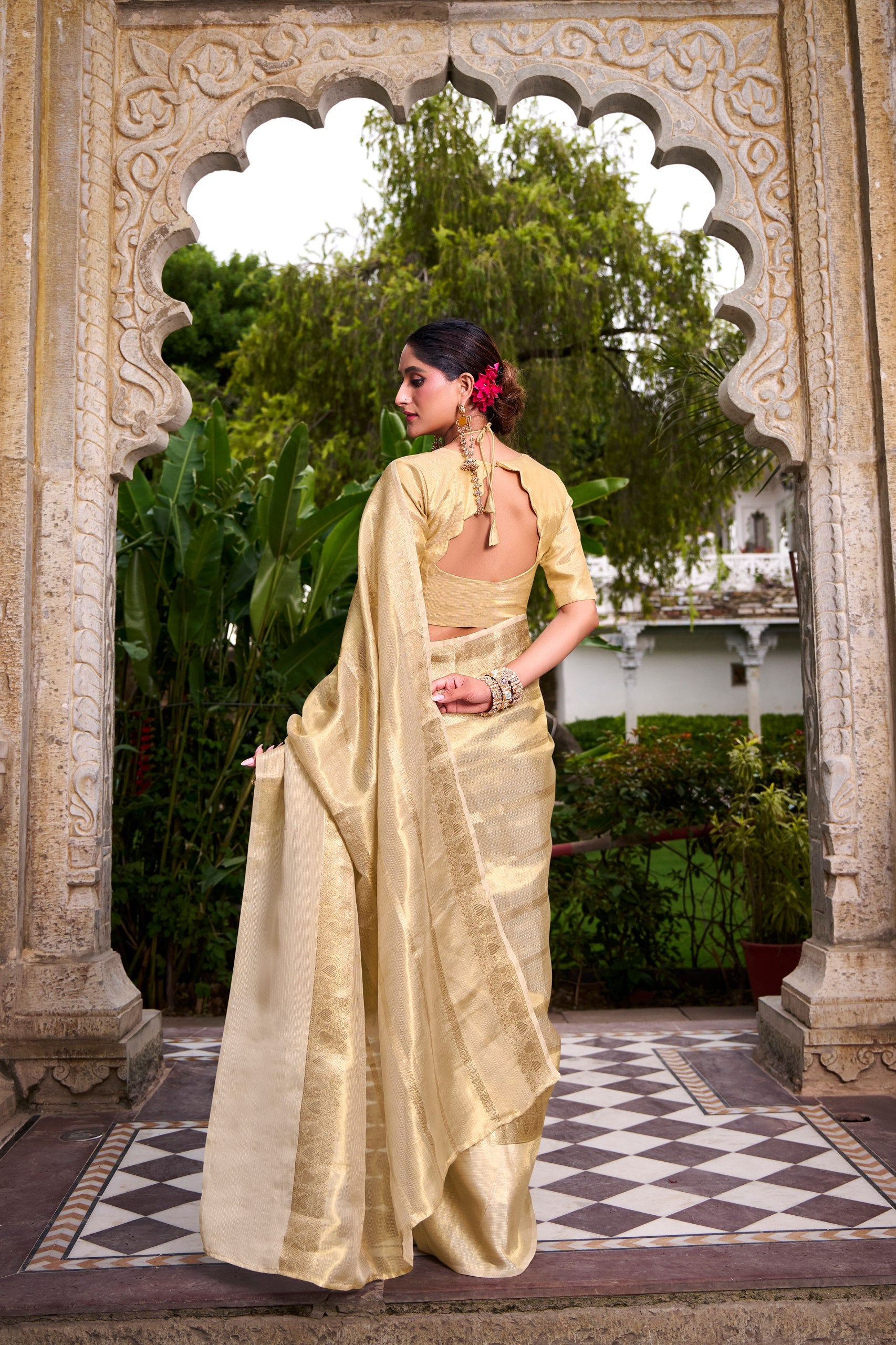 Tissue Saree