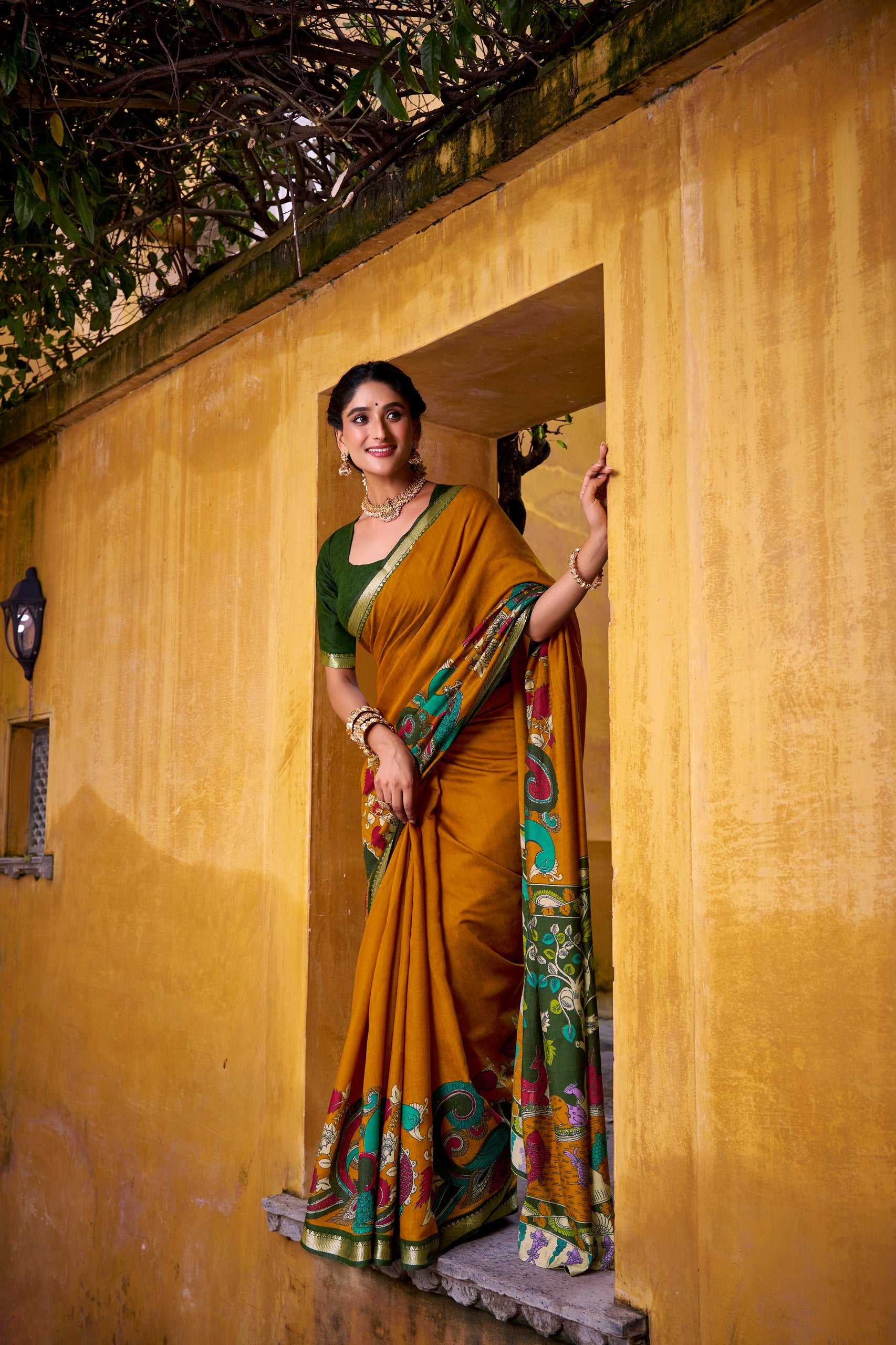 Kalamkari Saree