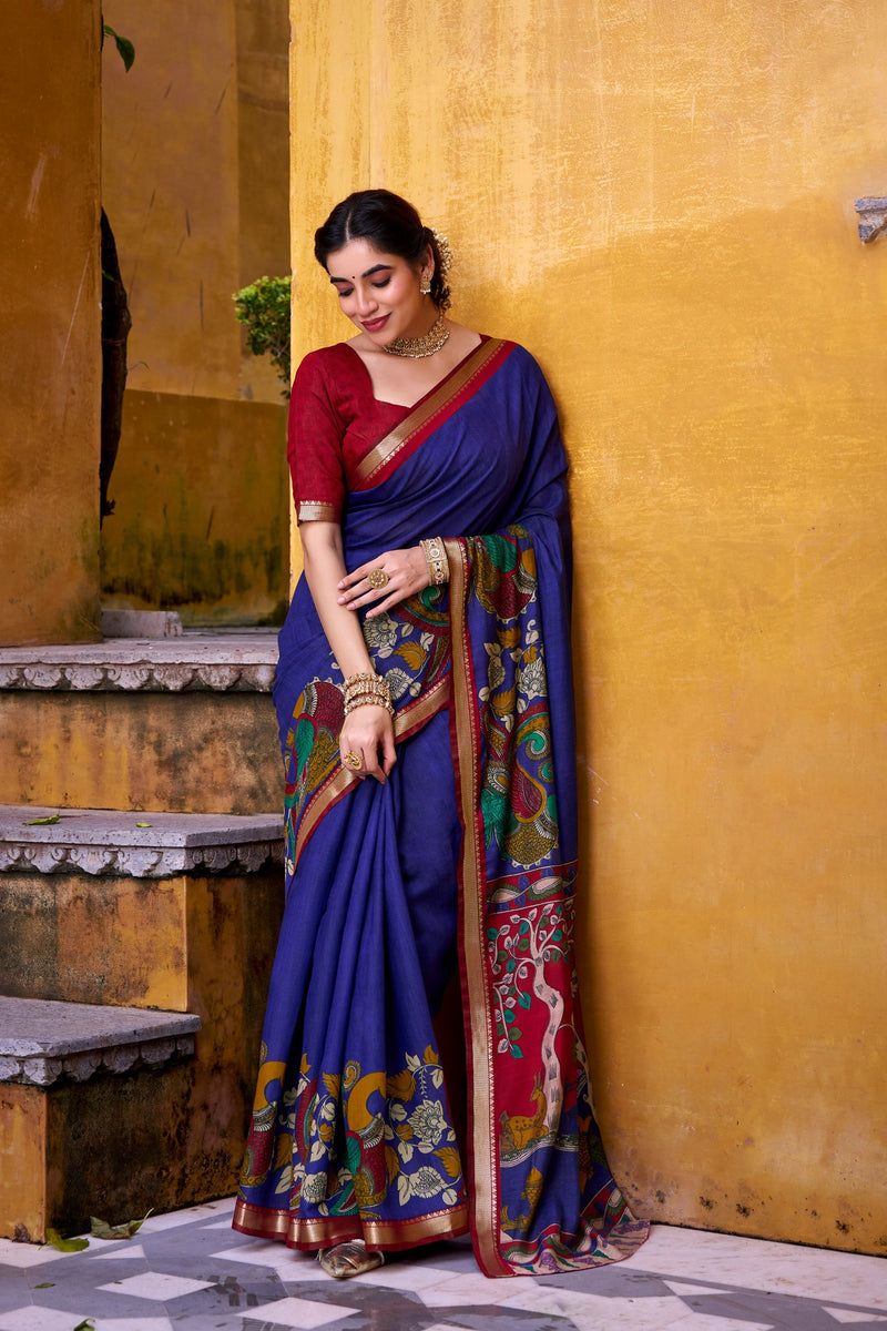 Kalamkari Saree