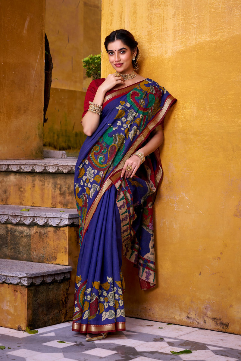 Kalamkari Saree
