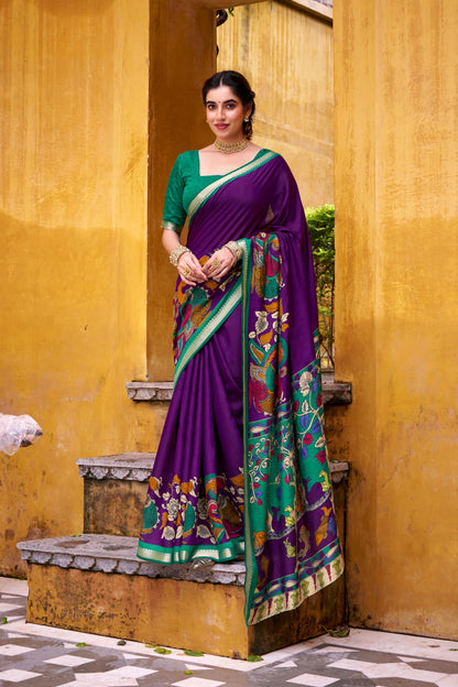 Kalamkari Saree