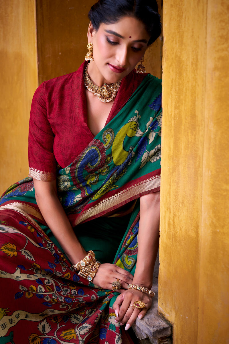 Kalamkari Saree