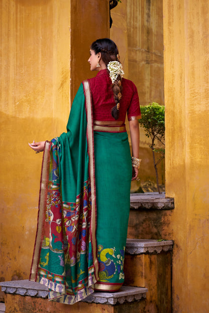 Kalamkari Saree