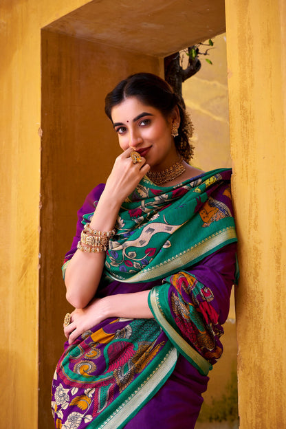 Kalamkari Saree