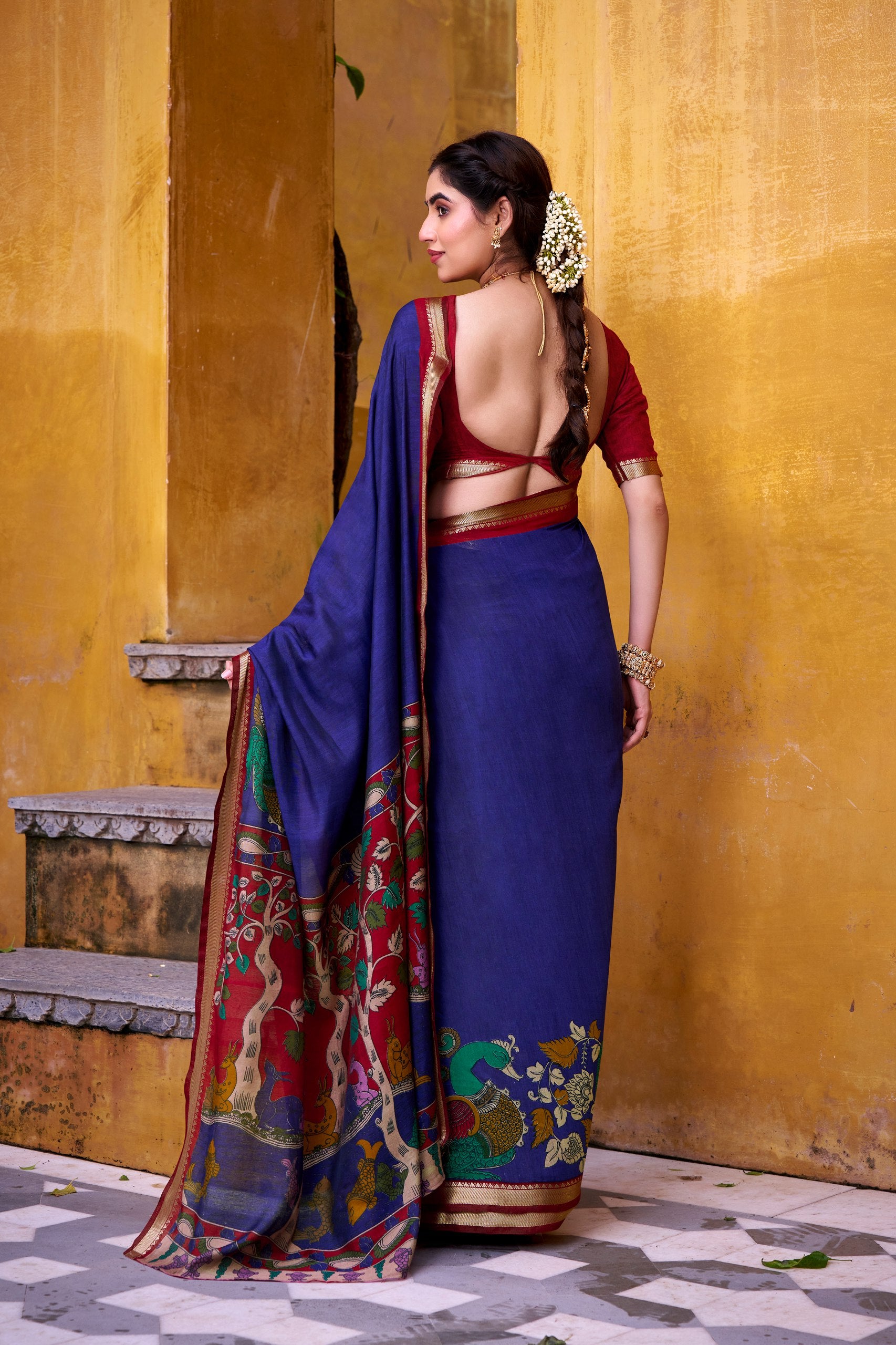 Kalamkari Saree