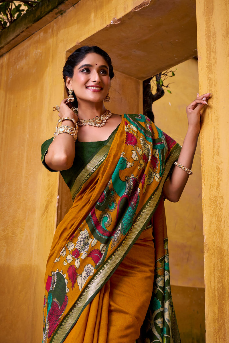 Kalamkari Saree