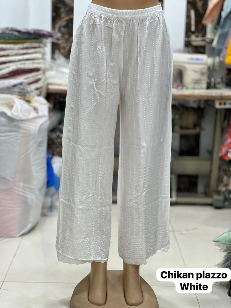 Chikankari Plazzo