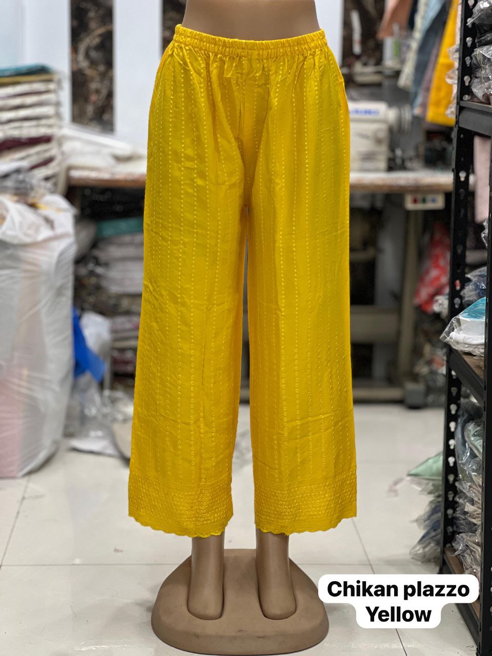Chikankari Plazzo