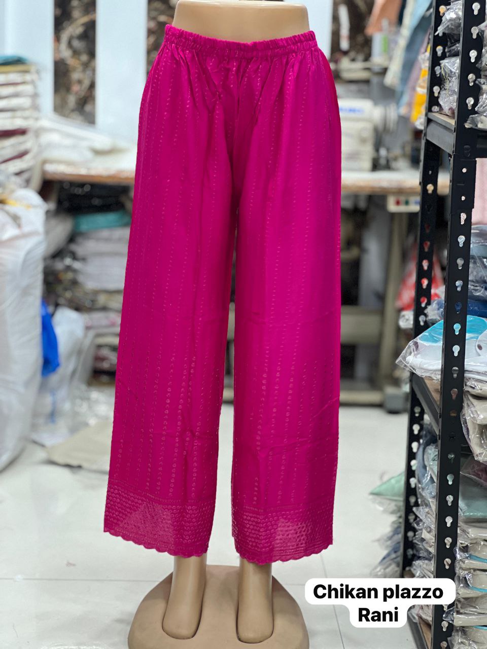 Chikankari Plazzo