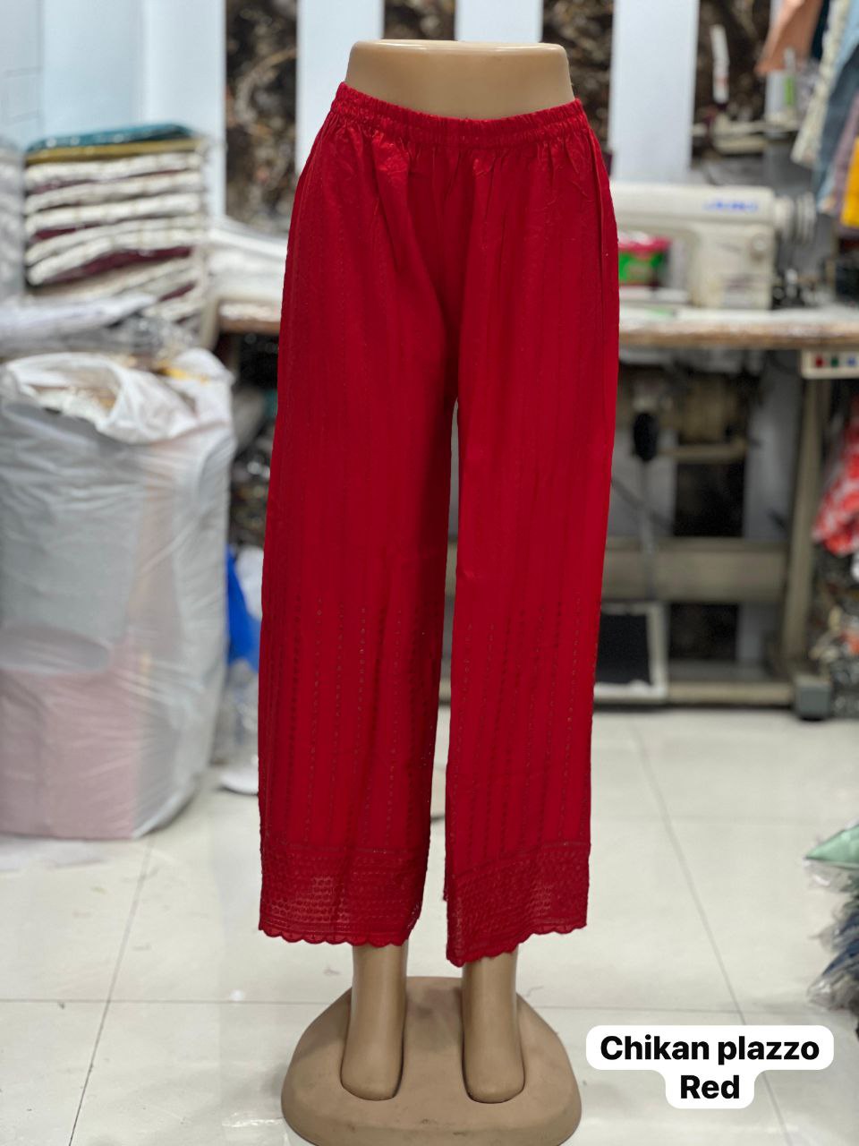Chikankari Plazzo