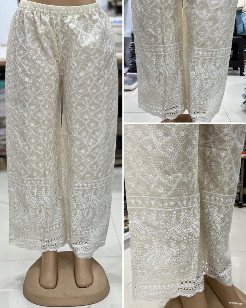 Chikankari Plazzo